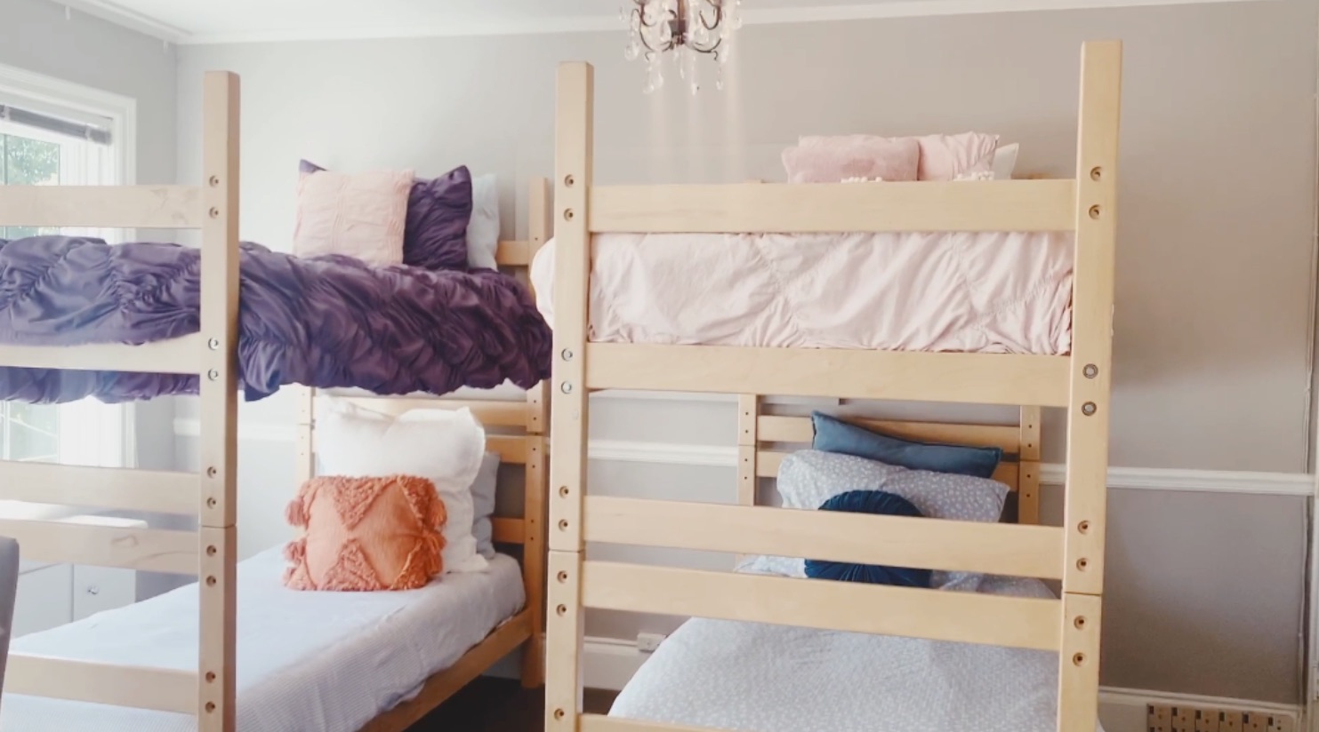 Sleeping porch with bunk beds